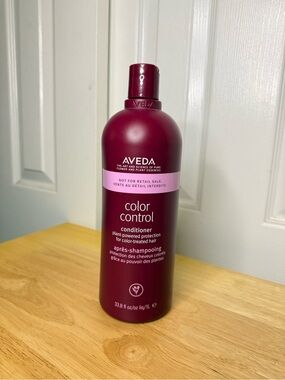 AVEDA Color Control Conditioner — Deep Burgundy Bottle